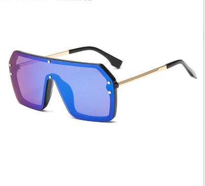 BoldVision Oversize Square Fashion Sunglasses - UV400 Protection