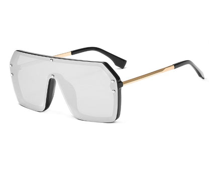 BoldVision Oversize Square Fashion Sunglasses - UV400 Protection