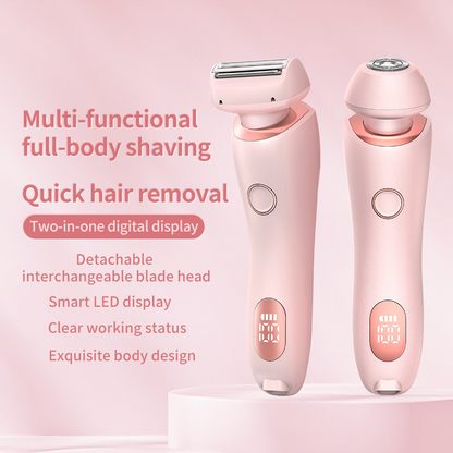 SilkySmooth 2-in-1 Electric Shaver for Women