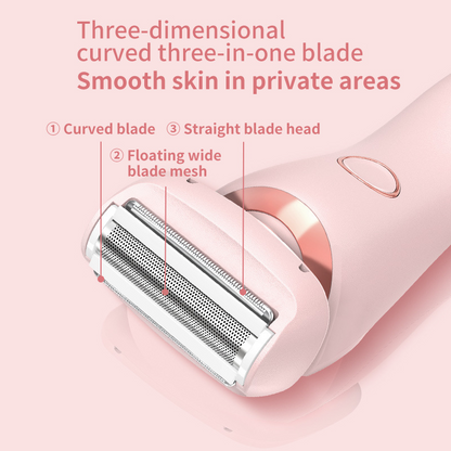 SilkySmooth 2-in-1 Electric Shaver for Women