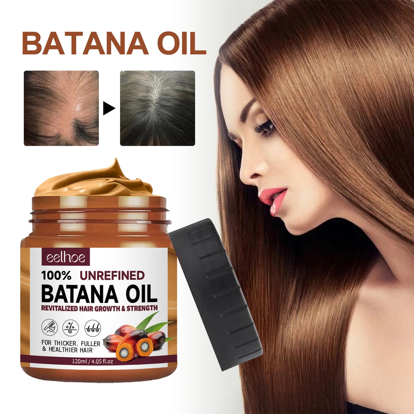 Batana Blossom Hair Revive Mask: Nourishing, Strengthening, and Repairing Elixir