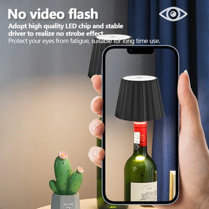 Creative Wireless Wine Bottle Table Lamp