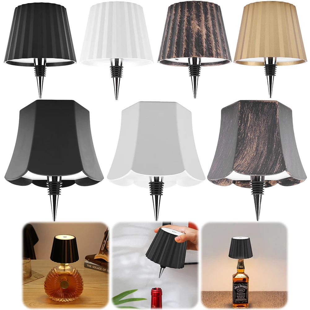 Creative Wireless Wine Bottle Table Lamp