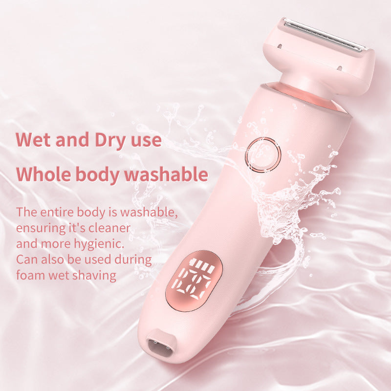 SilkySmooth 2-in-1 Electric Shaver for Women