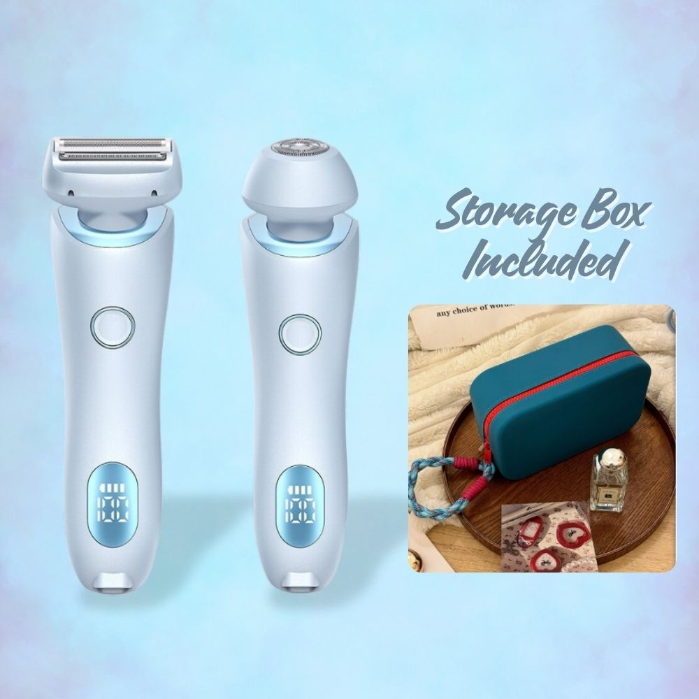 SilkySmooth 2-in-1 Electric Shaver for Women