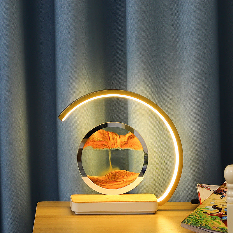 Creative Quciksand Hourglass Night Light