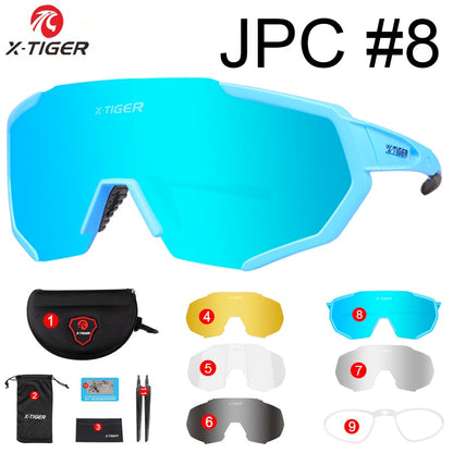 X-TIGER Photochromic Polarized Cycling Sunglasses