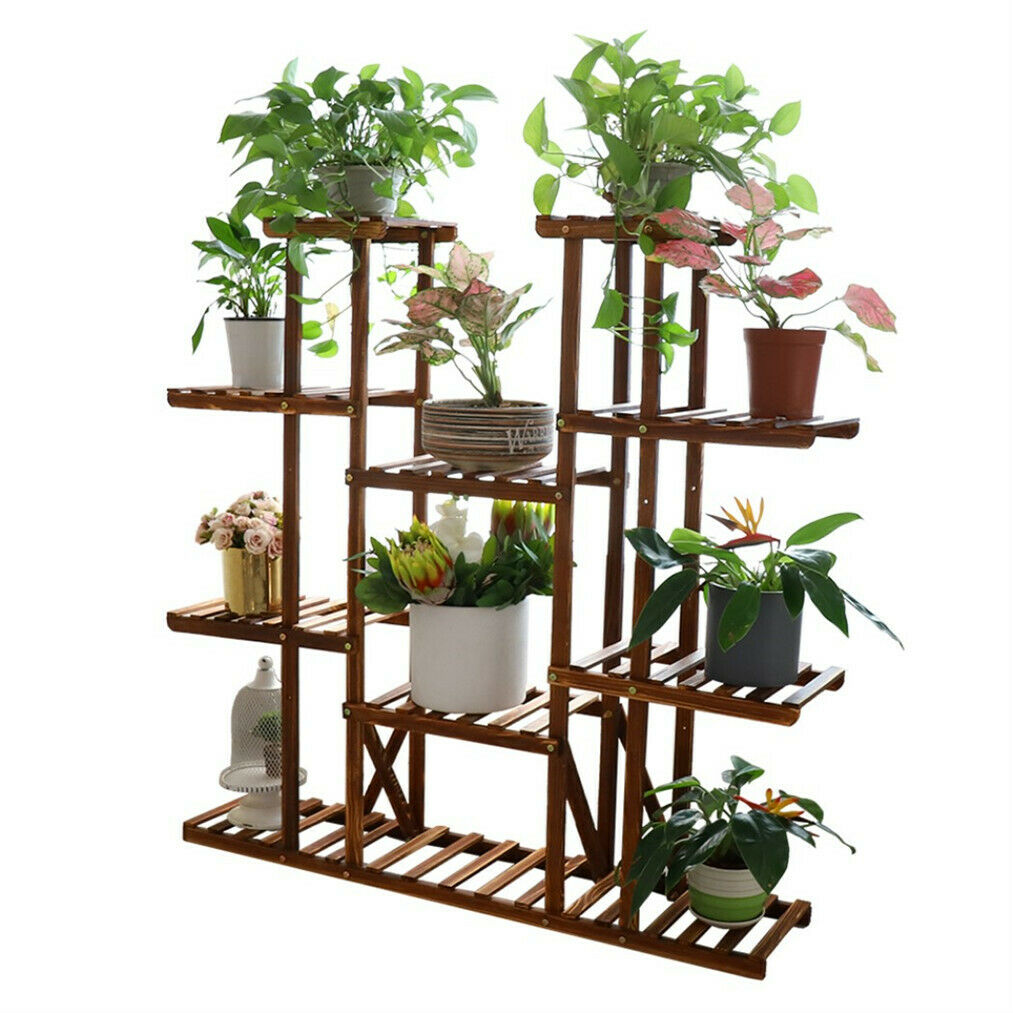 Heavy Duty Wooden Large Indoor|Outdoor Plant Stand – Sallye Shop